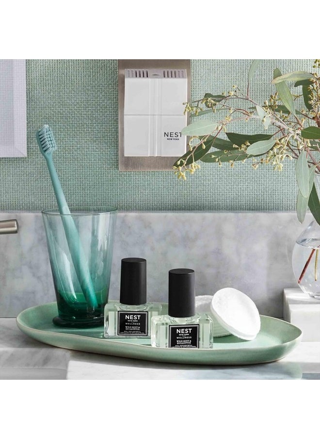 NEST Fragrances Wild Mint & Eucalyptus Wall Diffuser Refill, Set of 2