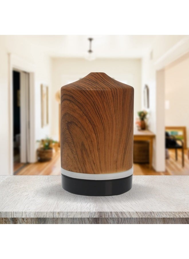 Eclectic Diffuser - Scented Essential Oils - Classic Aromatherapy Aroma User - Electric Fragrance Home Air Freshener Gift (Wood Grain)