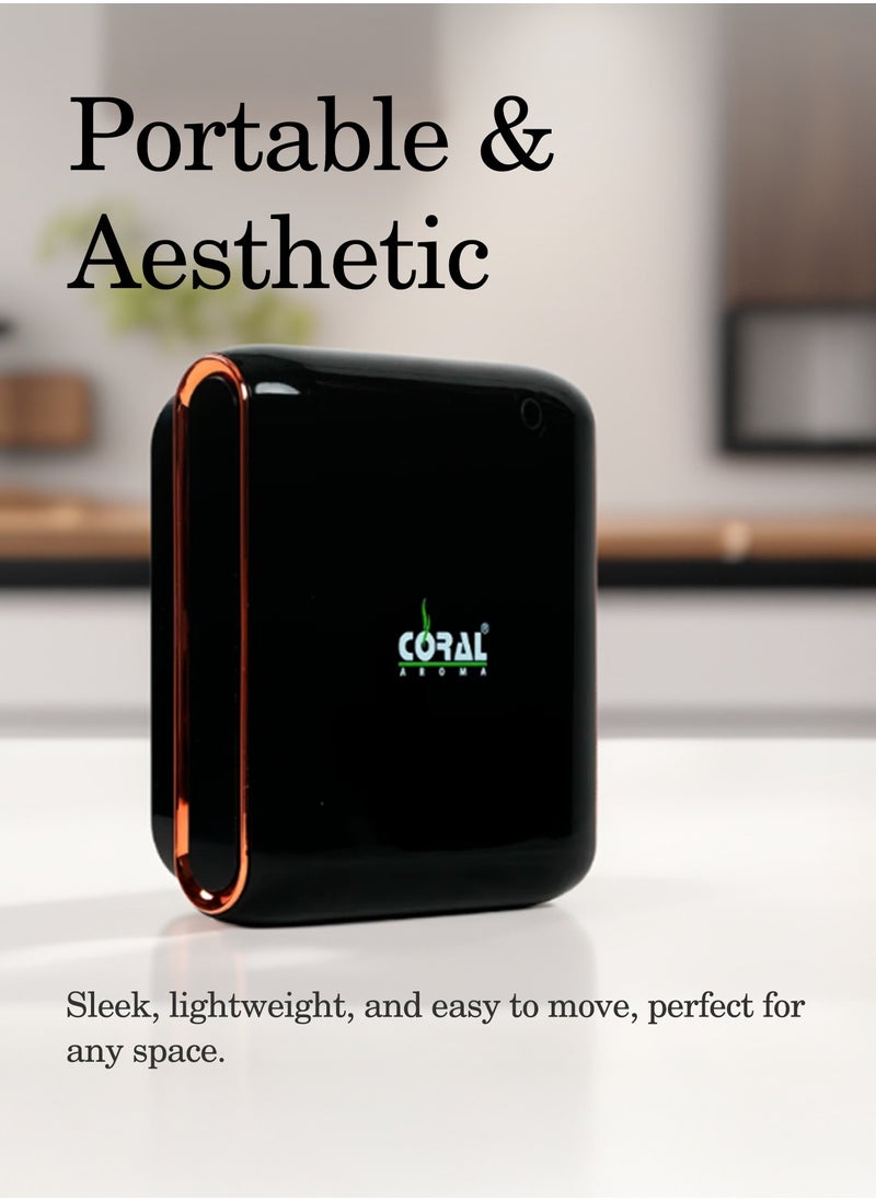 AEROMAX PRO 2.0 Smart Scent Diffuser | Wall Mountable | Bluetooth Control | Battery & Power Operated with 1 Year Warranty for Rest Rooms, Corridors,  Elevators