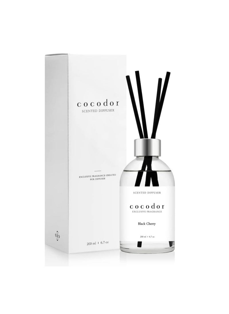 Cocod'or White Label Reed Diffuser/Black Cherry/6.7oz(200ml)/Home Decor & Office Decor, Fragrance and Gifts, Aromatherapy