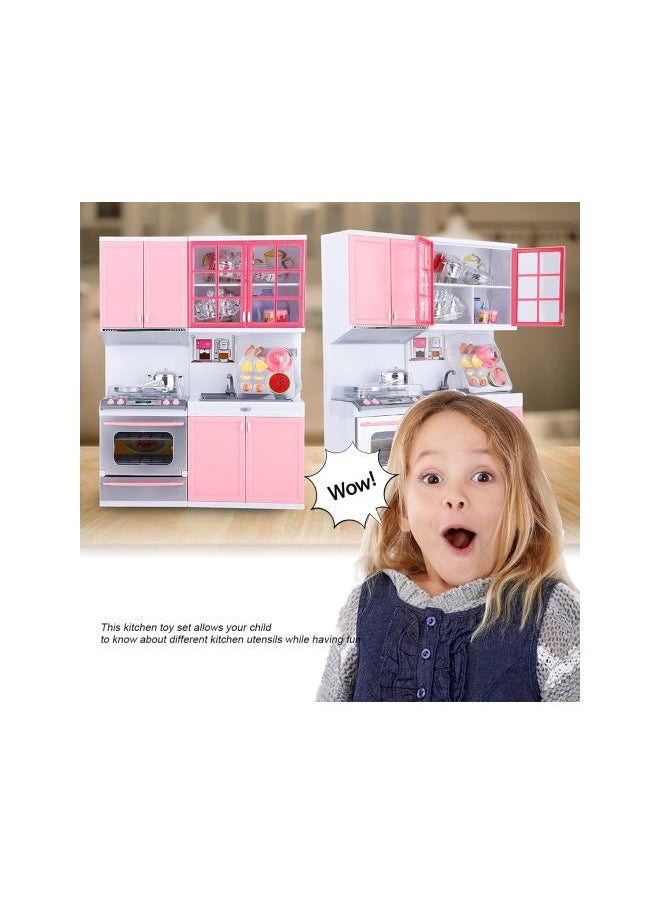 Mini Kitchen Pretend Role Play Toys Set Funny Kitchenware Playing House Gifts for Kids Girls