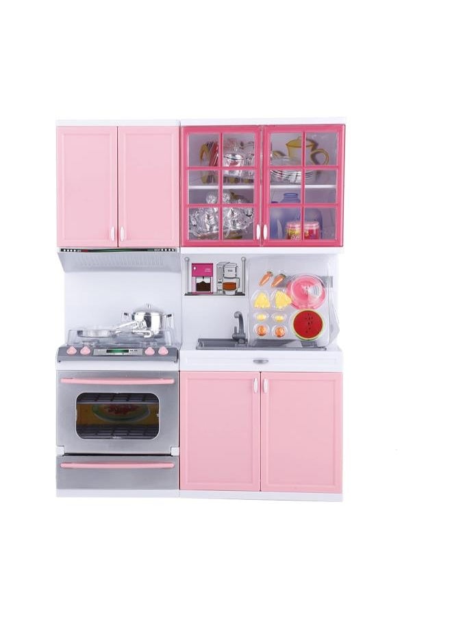 Mini Kitchen Pretend Role Play Toys Set Funny Kitchenware Playing House Gifts for Kids Girls