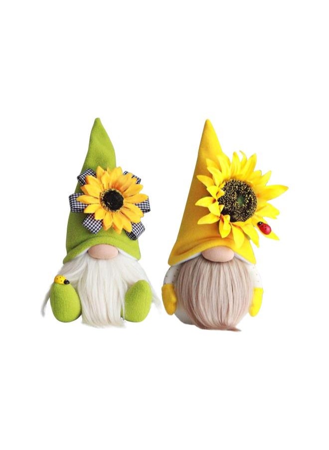 Bumble Bee Striped Gnome Scandinavian wedish Honey Bee Elfs Home Decorations Faceless Plush Elves Dressed As Bees (2pc)