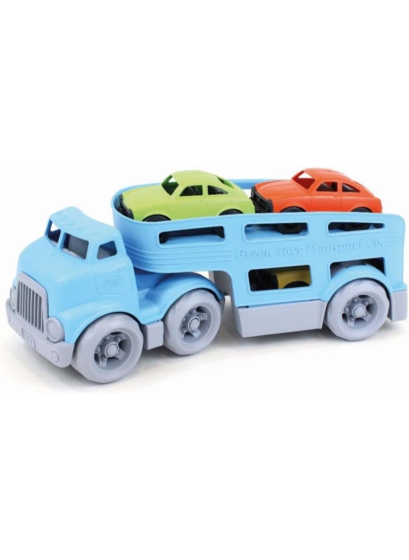 ORiTi Car Carrier, Blue - Pretend Play, Motor Skills, Kids Toy Vehicle. No BPA,