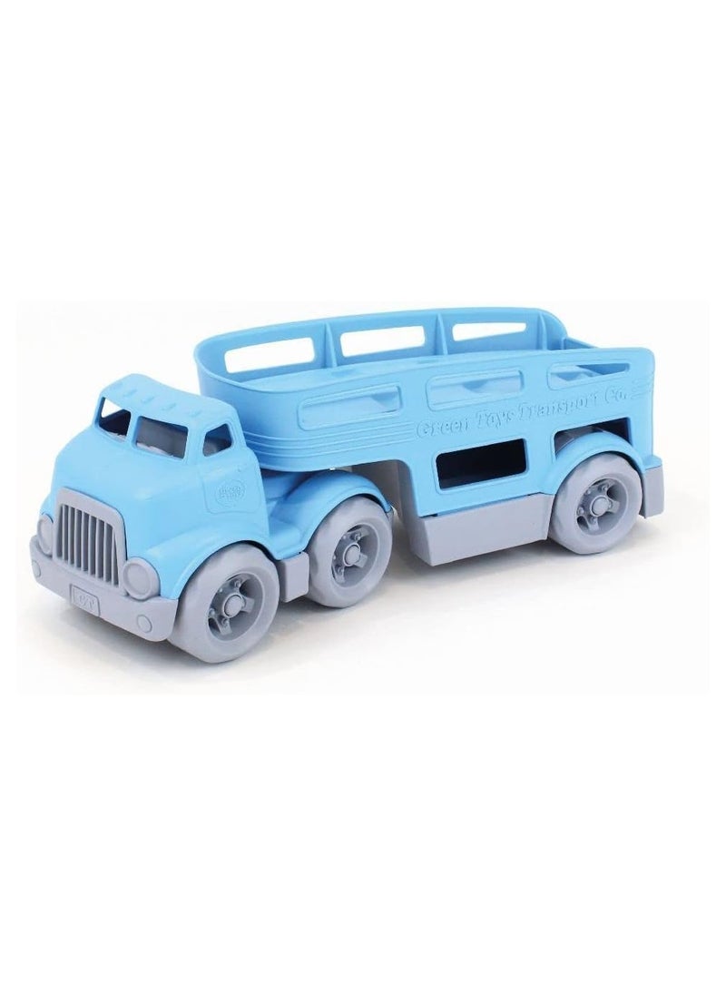 ORiTi Car Carrier, Blue - Pretend Play, Motor Skills, Kids Toy Vehicle. No BPA,