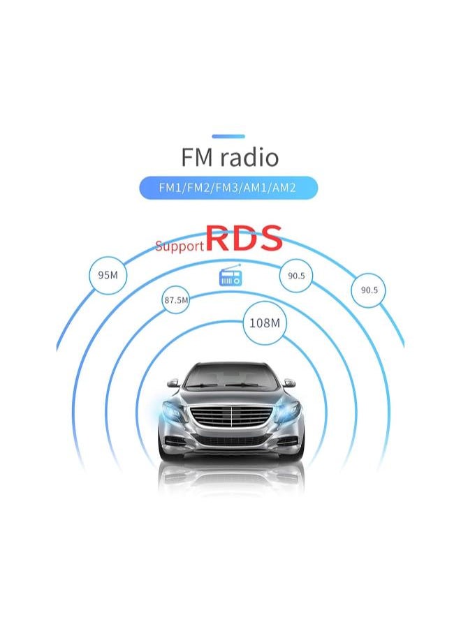 Car Radio, 7 Inch Flip Out Touchscreen Radio AM / FM Radio I Bluetooth Hands-Free System I RDS IUSB, AUX, TF Card I Steering Wheel Control Android Car Radio