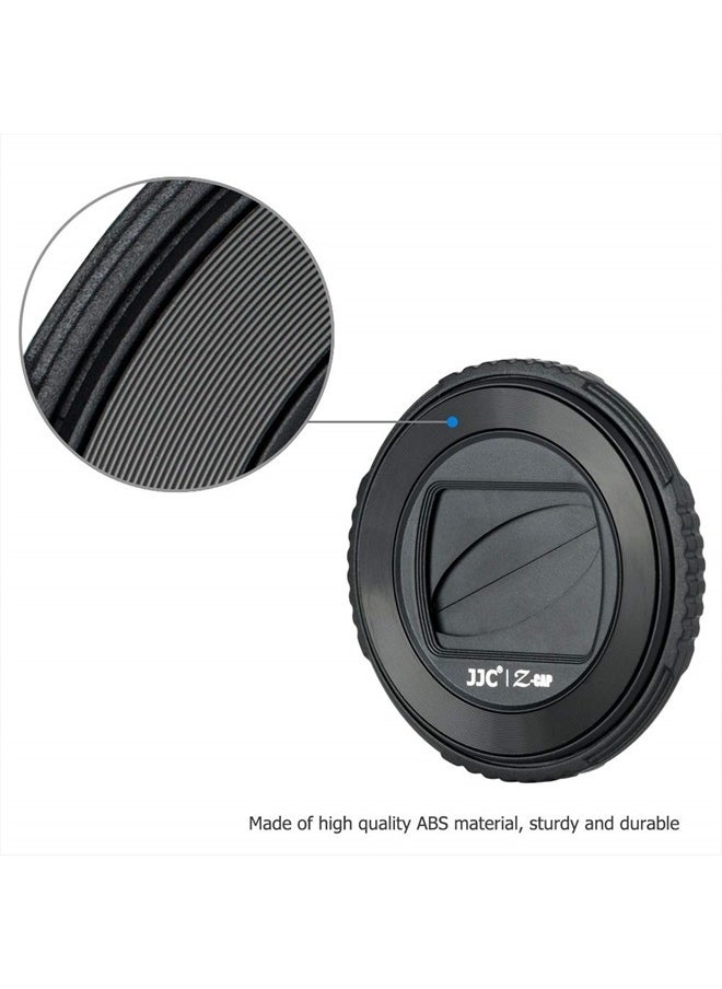 LB-T01 Lens Cap Cover Protector for Olympus TG-7 TG7 TG-6 TG6 TG-5 TG5 TG-4 TG4 TG-3 TG3 TG-2 TG2 TG-1 TG1 Tough Waterproof Camera, Rotate to Open or Close Leaves, Made of ABS Materials - Black