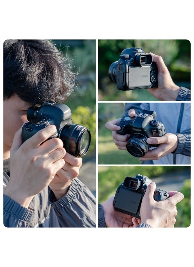 Soft Camera Eyecup Eyepiece Viewfinder Eyeshade for Canon EOS 6DM2 5DM2 6D 5D Mark II 90D 80D 77D 70D 60D 50D 4000D 2000D Rebel T100 T8i T7i T7 T6s T6i T6 T5i T5 T4i SL3 SL2 Replac Canon EB EF Eye Cup