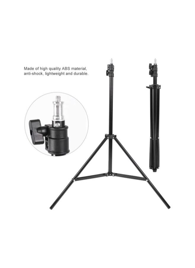 Photography Tripod Stand, High Stability Ring Light Stand, Light Stand Tripod Monopods Umbrella, Backdrop, Led Panel, for Monopods Speedlite Flashes, Reflector