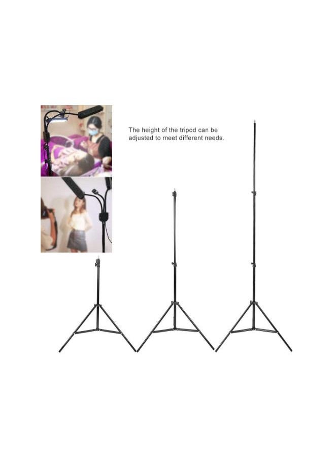 Photography Tripod Stand, High Stability Ring Light Stand, Light Stand Tripod Monopods Umbrella, Backdrop, Led Panel, for Monopods Speedlite Flashes, Reflector