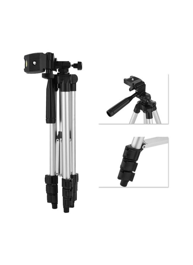 Camera Phone Tripod Aluminum Lightweight Sturdy Tripod with Bag, Smartphone Mount for Apple, iPhone and Other Brands Smartphones and DSLR Camera