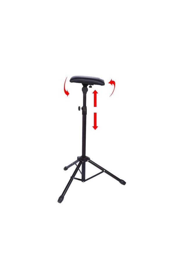 Tattoo Armrest Adjustable Height Tattoo Tripod Stand Arm Leg Bar Rest Bracket With Sponge Durable for Tattoo Supplies Stands Studio Chair Stand Leg Rest Stand Arm