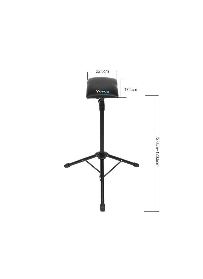 Tattoo Armrest Adjustable Height Tattoo Tripod Stand Arm Leg Bar Rest Bracket With Sponge Durable for Tattoo Supplies Stands Studio Chair Stand Leg Rest Stand Arm