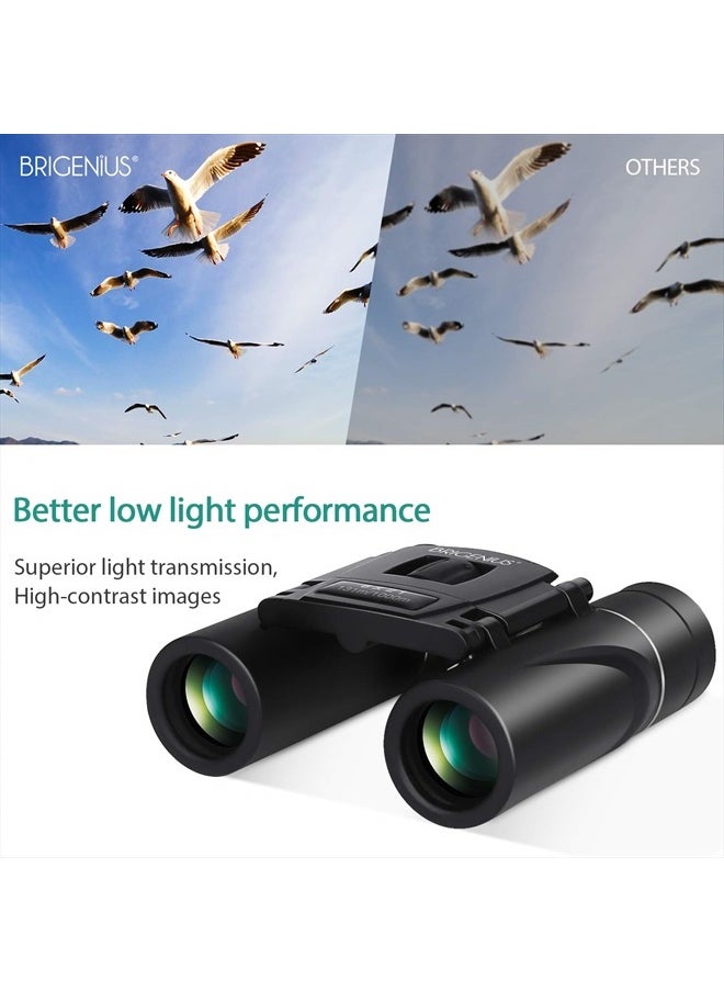 8x21 Small Binoculars, Compact Binoculars for Adults Kids Bird Watching, Mini Pocket Lightweight Binoculars for Opera Concert Theater