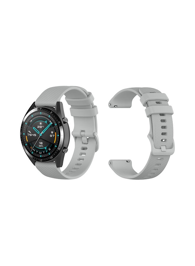 Stylish Replacement Band For Huawei Watch GT/GT 2 46mm Grey