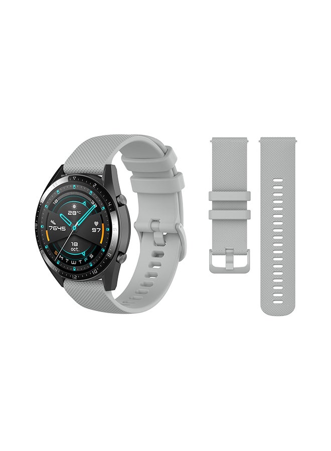 Stylish Replacement Band For Huawei Watch GT/GT 2 46mm Grey