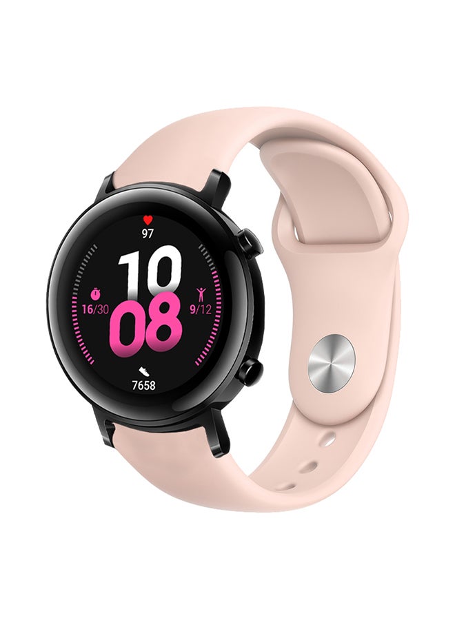 Solid Silicon Replacement Band For Huawei Watch GT 2 Vintage Rose