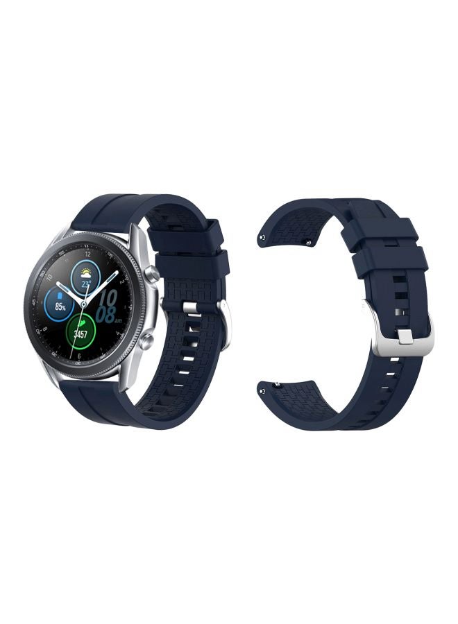Replacement Band For Samsung Galaxy Watch 3 45mm Dark Blue