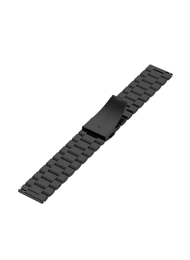 Replacement Metal Band For Smartwatch Black