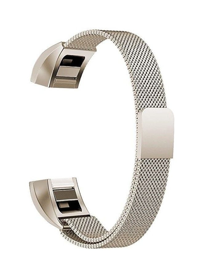 Stainless Steel Magnet Wrist Strap for Fitbit Alta Gold