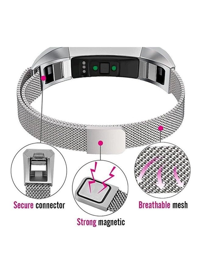 Stainless Steel Magnet Wrist Strap for Fitbit Alta Gold