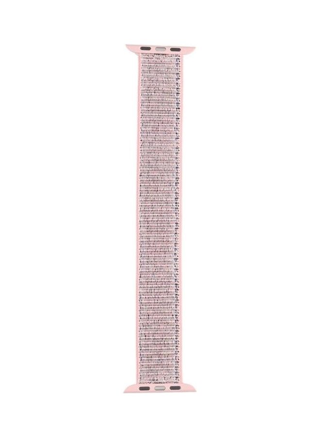 Ethnic Replacement Watchband for Apple Watch Series 1/2/3/4/5/6/7/SE 38/40/41mm Sand Pink
