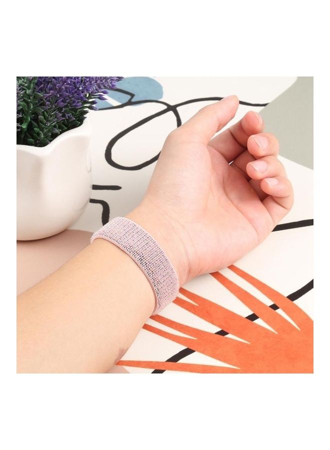 Ethnic Replacement Watchband for Apple Watch Series 1/2/3/4/5/6/7/SE 38/40/41mm Sand Pink