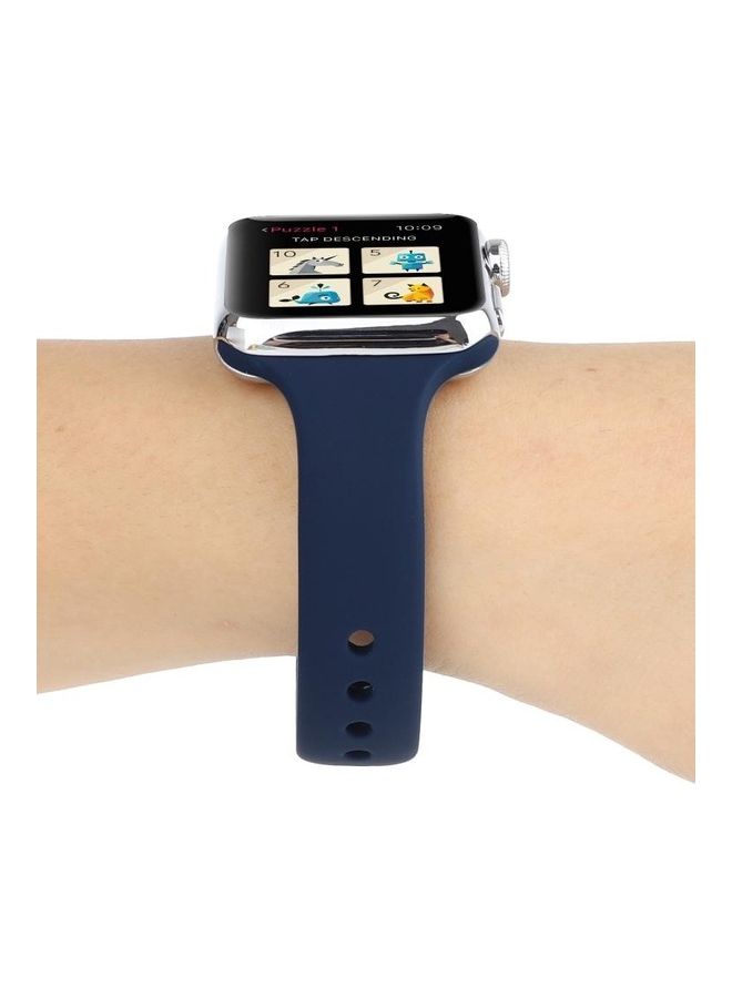 Replacement Watchband for Apple Watch Series 5/4/3/2/1 42/44mm Midnight Blue