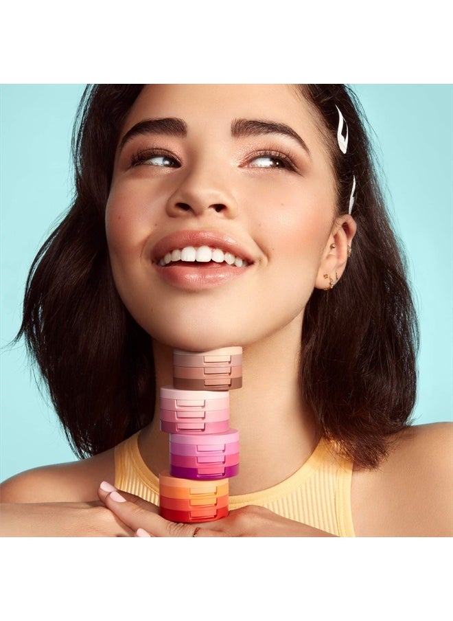 Beauty Bento Collection - Bouncy Eyeshadow Trio | Plum Rosy Tones, Travel Size, 01 Rosewater, 2019 Allure Best of Beauty Award, 0.03 Oz