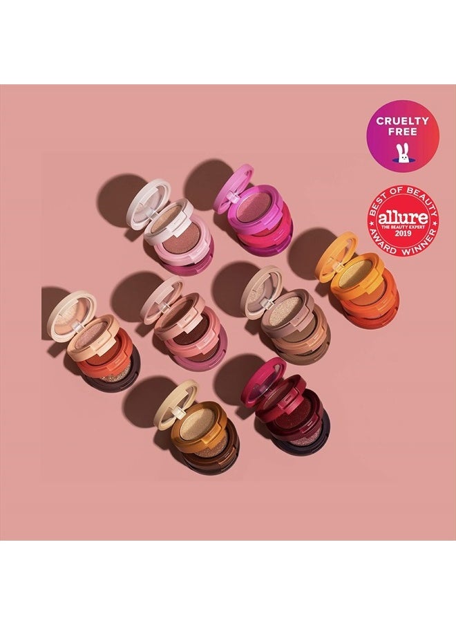 Beauty Bento Collection - Bouncy Eyeshadow Trio | Plum Rosy Tones, Travel Size, 01 Rosewater, 2019 Allure Best of Beauty Award, 0.03 Oz