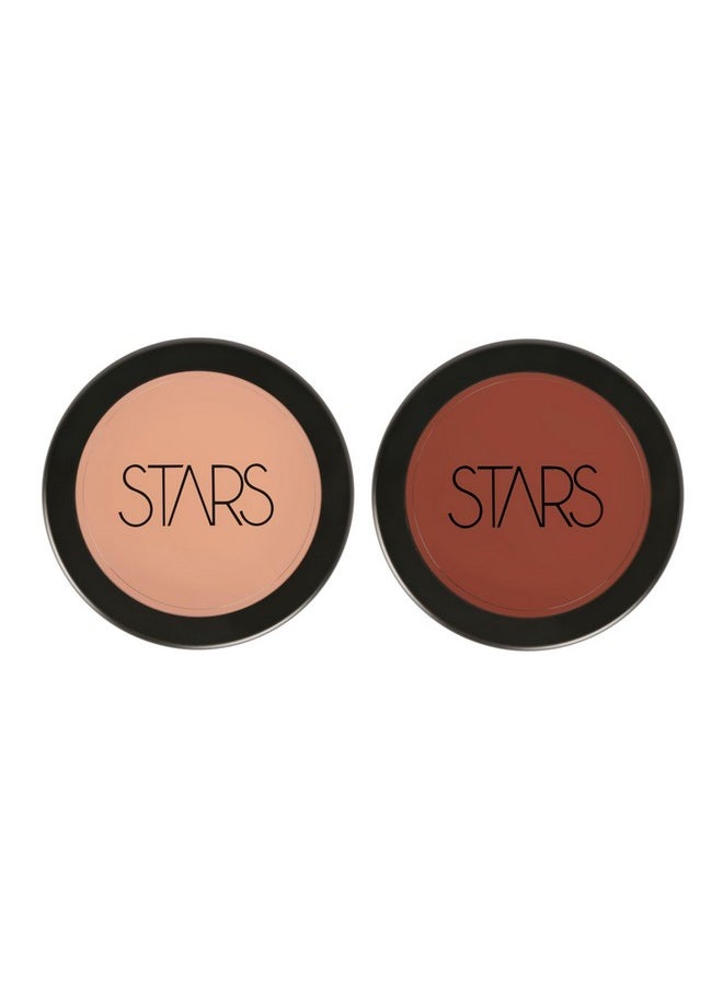 Stars Cosmetics Makeup Foundation Cream Face Professional Light Weight Matte Finish Waterproof blends seamlessly Long Lasting Full Coveragev natural All Skin Types For Girls & Womens (626B & C.R)