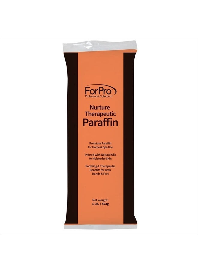 Nurture Paraffin Wax Refill, Peach Vanilla, Six 1-Pound Paraffin Blocks, Non-Greasy, Moisturizing for Soft & Healthy Skin, 6 Lbs