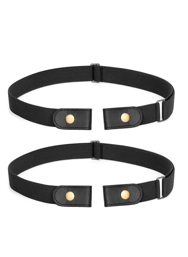 No Buckle Stretch Belt For Women/Men Elastic Waist Belt Up to 48