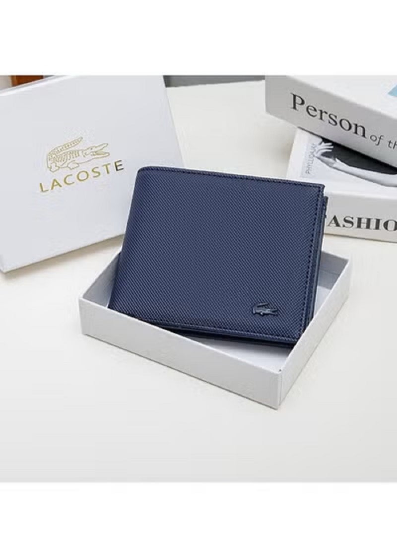 Lacoste Bifold Leather Short Wallet