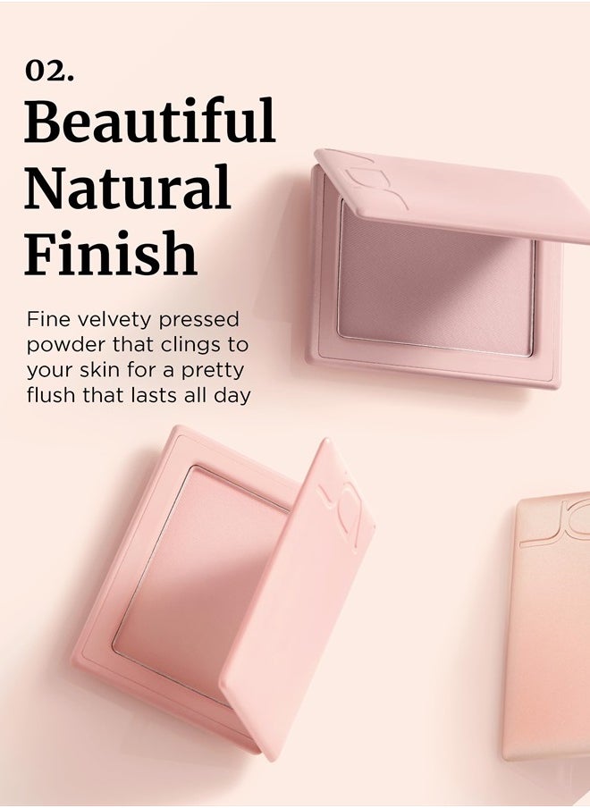 Cheekstain Pastel Blush for Cheeks (Favorite Lavender, 0.2oz) - Lightweight, Velvet Powder Formula - Seamless, Long-Lasting, Natural-Looking Glow | Korean Makeup