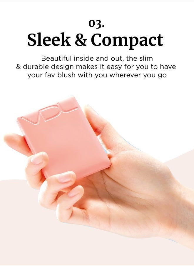 Cheekstain Pastel Blush for Cheeks (Favorite Lavender, 0.2oz) - Lightweight, Velvet Powder Formula - Seamless, Long-Lasting, Natural-Looking Glow | Korean Makeup