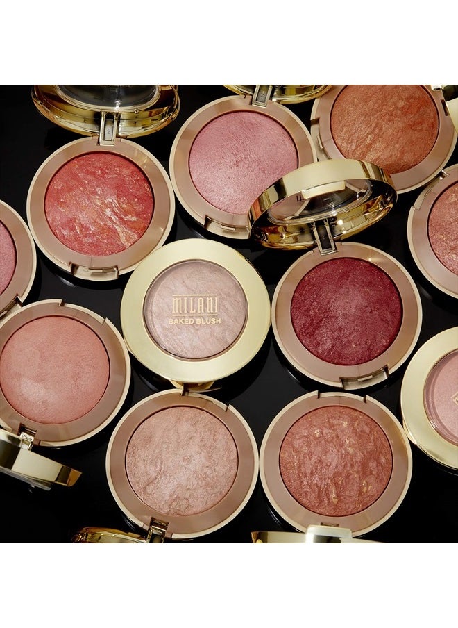 Baked Blush - Sunset Passione (0.12 Ounce) Cruelty-Free Powder Blush - Shape, Contour & Highlight Face for a Shimmery or Matte Finish