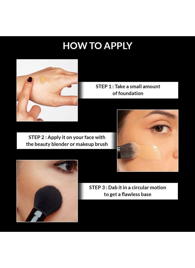 Stars Cosmetics Makeup Foundation Cream Face Professional Light Weight Matte Finish Waterproof blends seamlessly Long Lasting Full Coverage All Skin Types For Girls & Womens FS28 (Pack of 2 8g Each)
