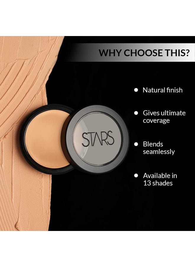 Stars Cosmetics Makeup Foundation Cream Face Professional Light Weight Matte Finish Waterproof blends seamlessly Long Lasting Full Coverage All Skin Types For Girls & Womens FS28 (Pack of 2 8g Each)