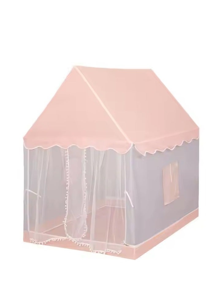 Kids Tent,Play Tent Playhouse for Kids Princess Castle Tent Gift Toys for Girl Play House for Toddler Children Indoor(Lotus Pink)