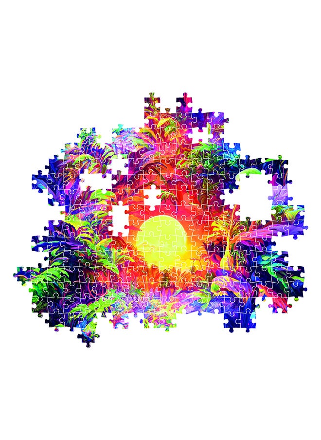 Puzzle 500 Pieces + Poster: Colorboom – Jungle Psychedelic, Ages 14+