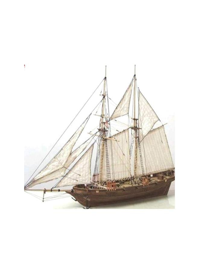 3D Wooden Puzzle Sailing Ship DIY Sailboat Ship Models Building Kits Gift for Adults Kids Sailboat Vessel Hard Puzzles,15.7inch