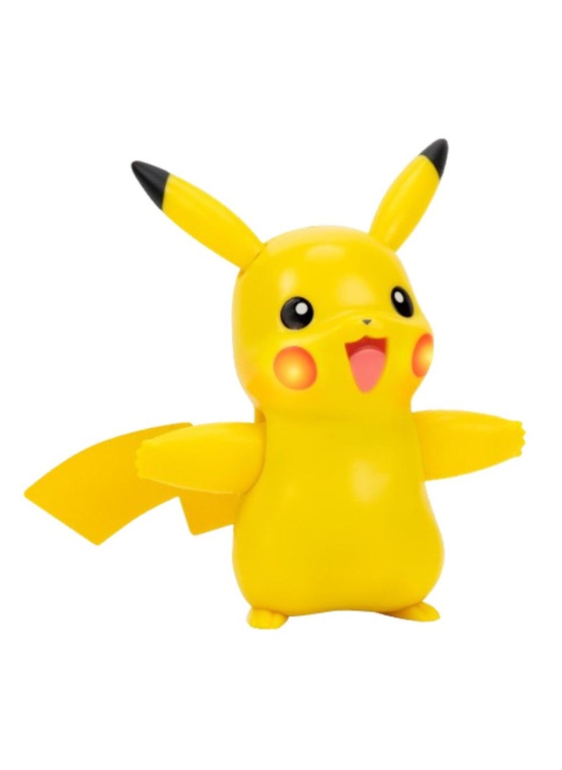 Pokemon Deluxe Figure My Partner Pikachu | Collectible Figure | Interactive Figure | Action Figure | Perfect Gift for Kids and Collectors