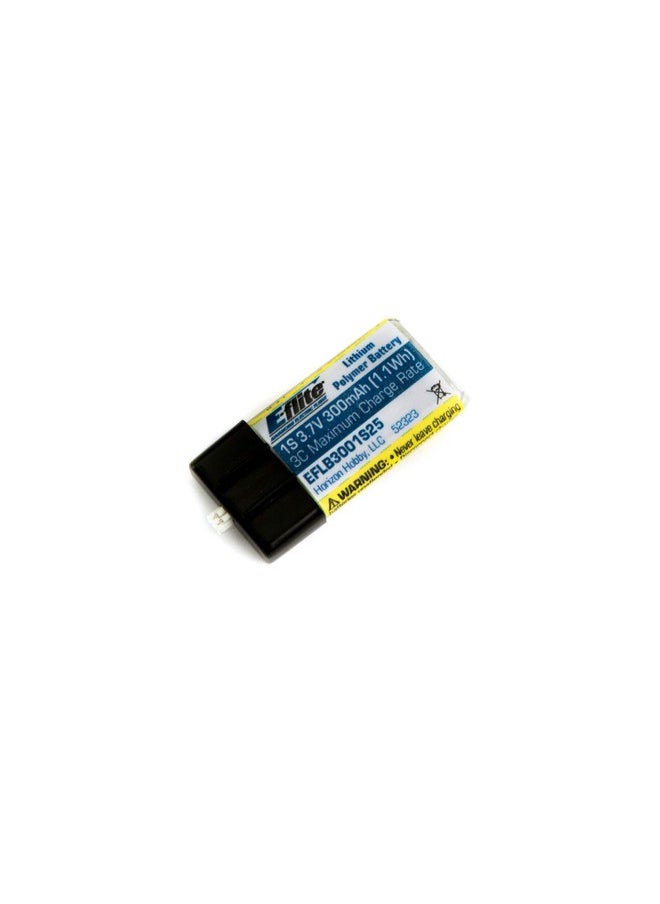 E-flite 300mAh 1S 3.7V 25C LiPo Battery EFLB3001S25 Airplane Batteries