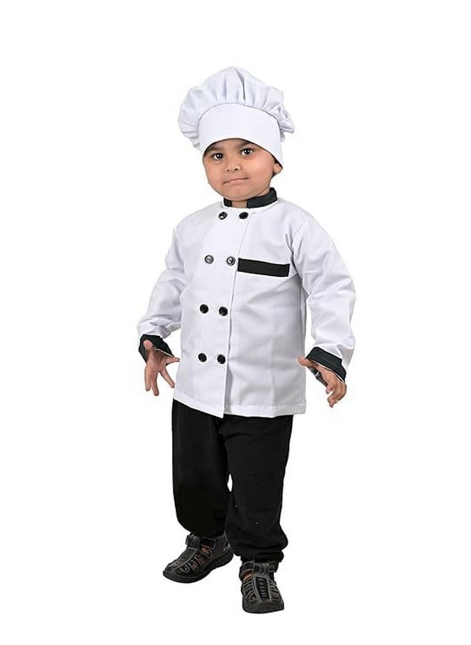 JBD ENT Chef Professional Kids Fancy Dress Costume (6 Year - 7 Year)