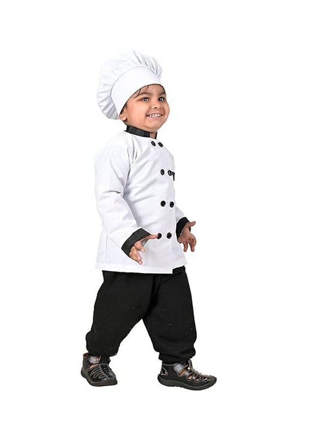 JBD ENT Chef Professional Kids Fancy Dress Costume (6 Year - 7 Year)