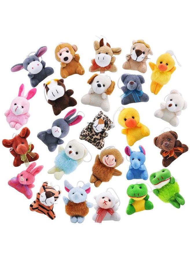 JOYIN 24 Pack Mini Animal Plush Toy Assortment (24 Units 3