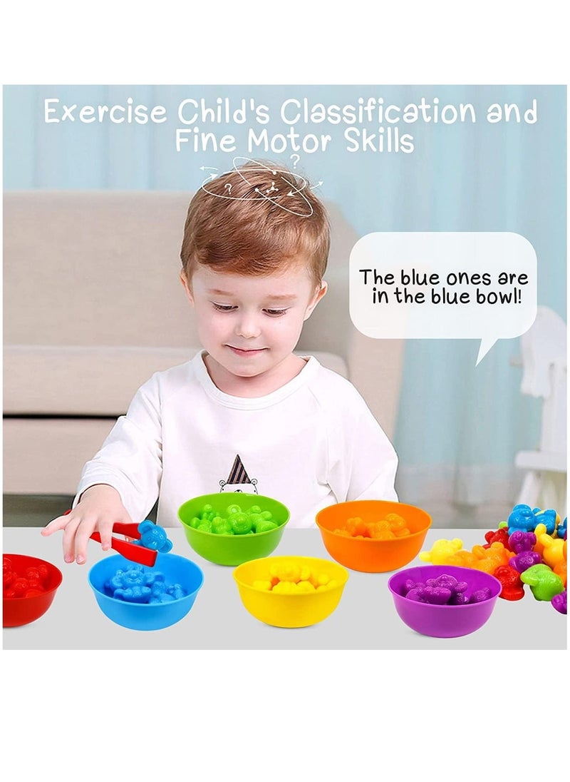 Counting Toys Koalas Matching Game with Sorting Bowls Math Games Sensory Training Toy Set Preschool Learning Activities Toys Montessori Educational Toys Set Gift for 3+Year Old Kids Boys Girls