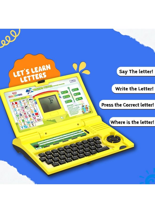 Wembley Kids Laptop Educational Computer Toys for 3+ Year Old Boy with Mouse | 20 Fun Activity Electronic Learning Machine, Now Learn Letter, Words, Games, Mathematics, Music, Logic, Memory Tool