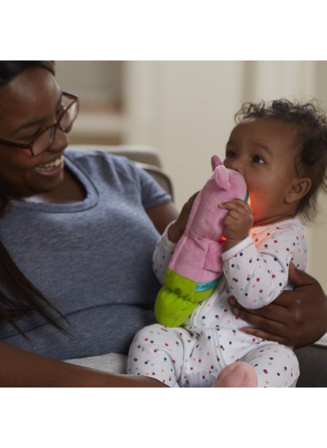 Playskool A1202F03 Glo Worm (Pink) Soft Toy for Babies with Soothing Melodies, Multi-Coloured - Amazon Exclusive